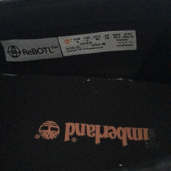 Timberland leather slip on sneakers - Picture 7 of 10